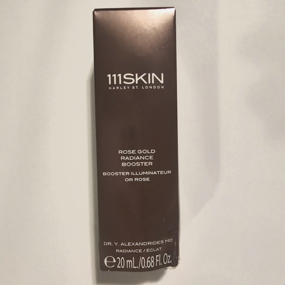 NIB 111Skin Harley Street London Rose Gold Radiance Booster 20 ml/0.68 FL oz